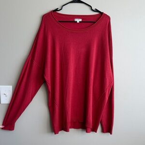 Wonderly Vibrant Red Knit Top